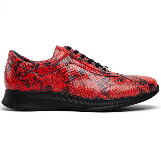 maseratti snake sneaker red