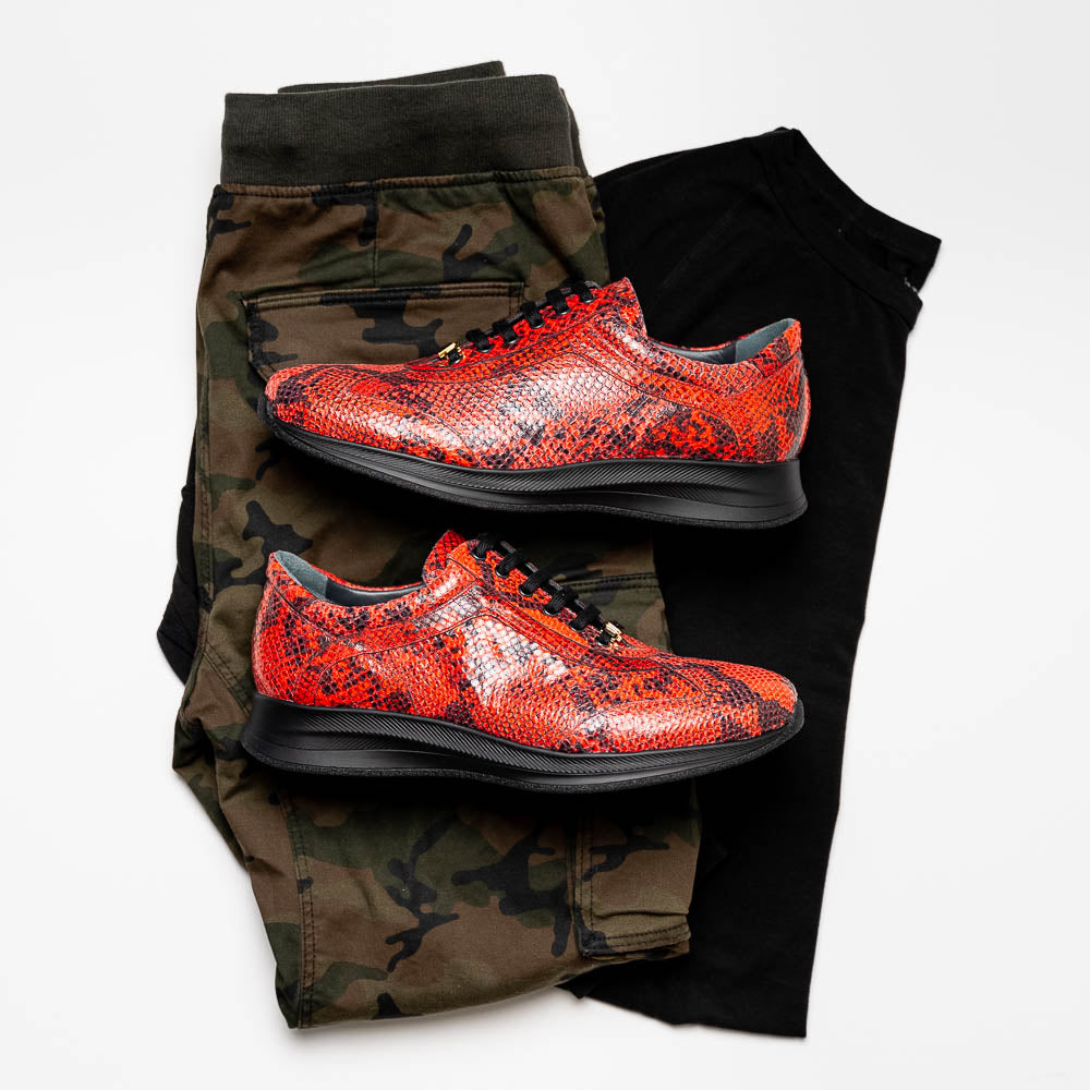 maseratti snake sneaker red 12