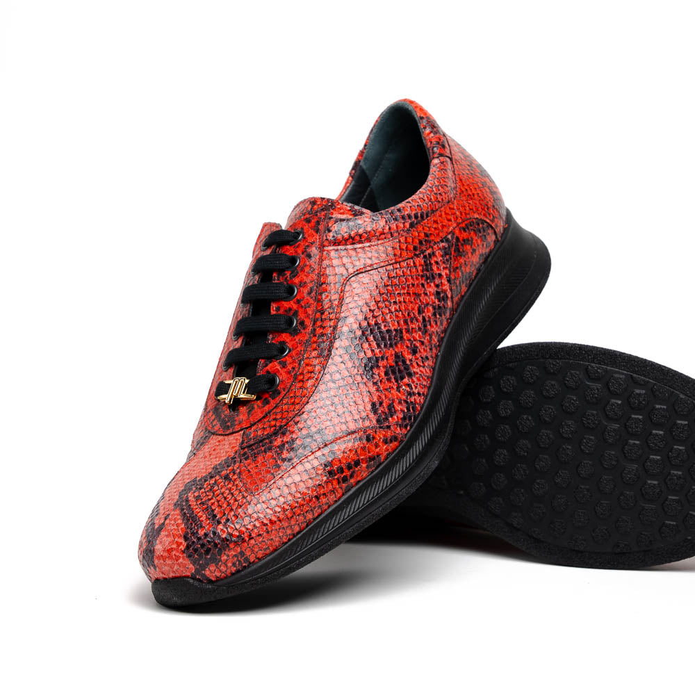 maseratti snake sneaker red 2