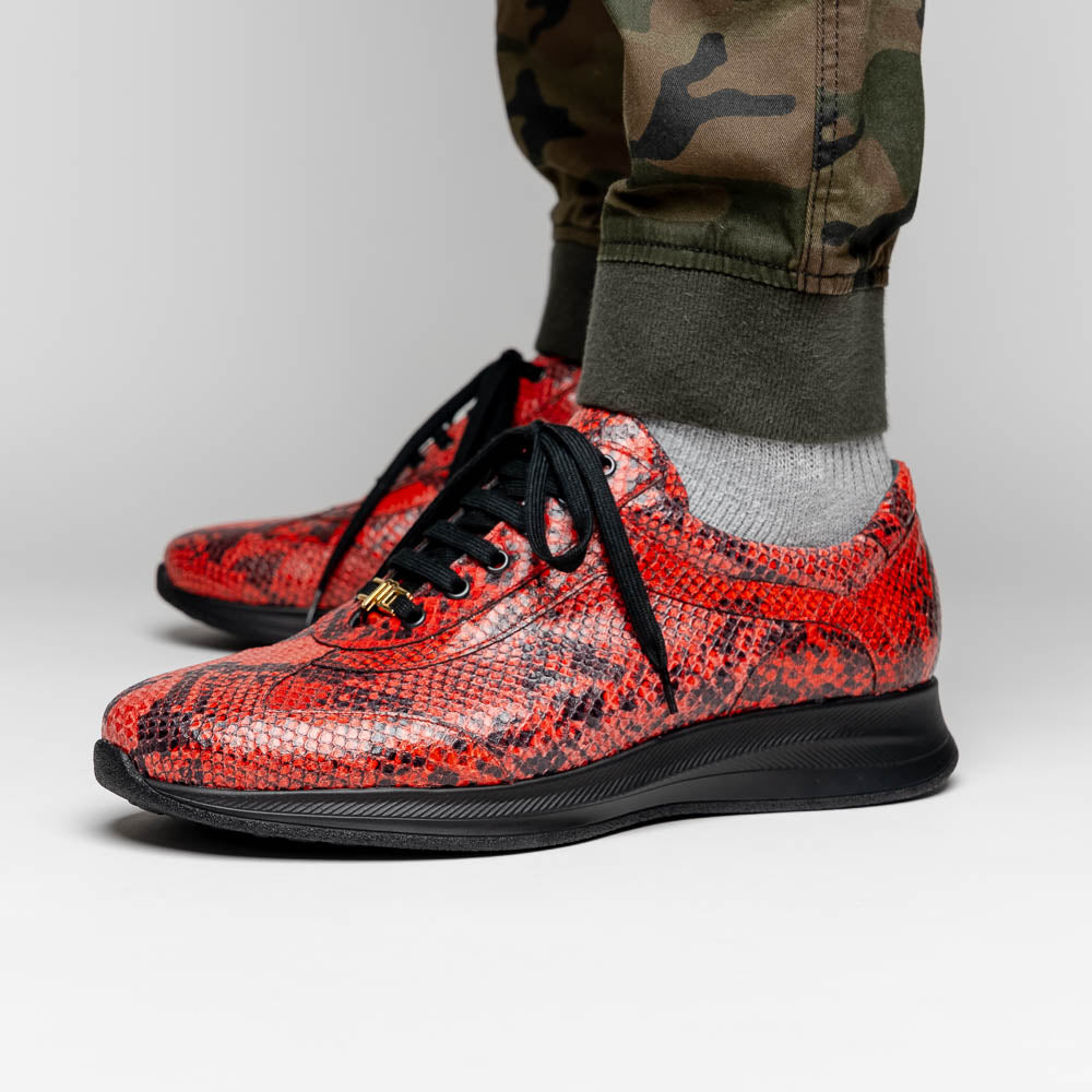 maseratti snake sneaker red 8