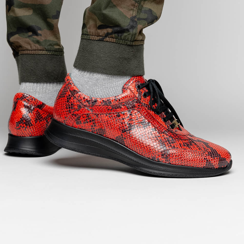 maseratti snake sneaker red 10