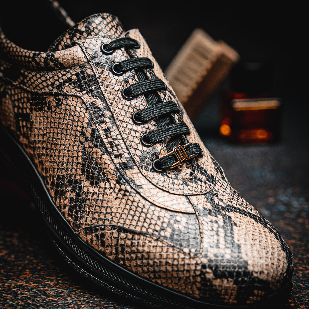 maseratti snake sneaker sand 15