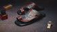 Maseratti Palms Embossed Caiman & Crocodile Sandals Video
